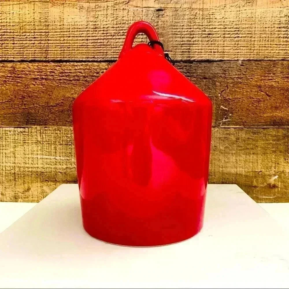 NWT Rae Dunn Red LOVE Birdhouse - Picture 4 of 5